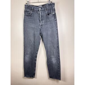 Agolde 90’s Pinch Waist High Rise Straight Leg Jeans Hitch Wash Size 26
